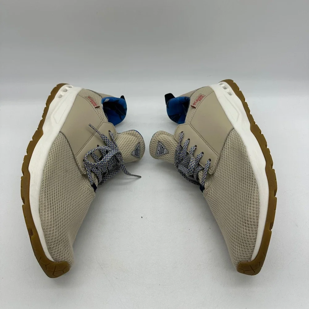 Columbia BM0174-272 Mens 13 Ancient Fossil/Blue Macaw Tamiami PFG Boat Shoes